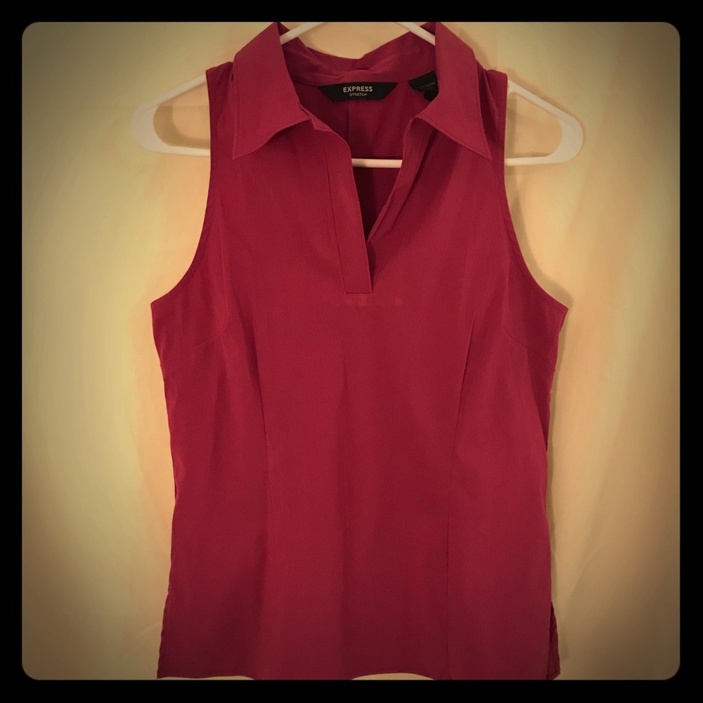 Express sleeveless blouse